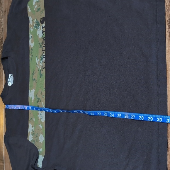 Carhartt Relaxed Fit Camo Stripe T-shirt Size 2XL In Black - Picture 6 of 7